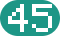 Actual Rust-rendered badge showing 45 minutes